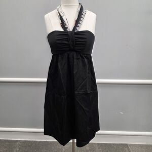 Ivanka Trump Black Strapless Dress